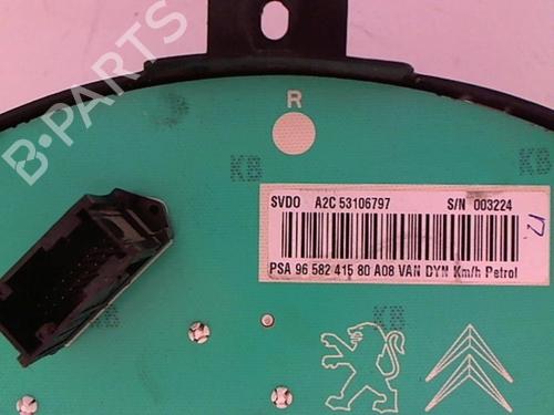 Instrument cluster PEUGEOT 1007 (KM_) 1.4 | BP25648693C47 