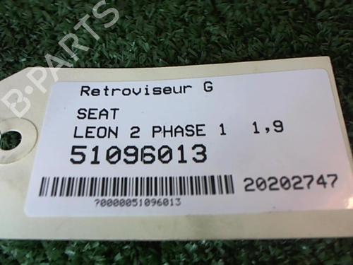 Left mirror SEAT LEON (1P1) 1.9 TDI | BP25632763C26 