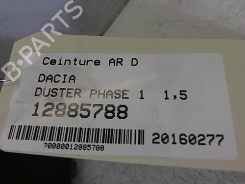 Used Rear right seatbelt Rear right seatbelt DACIA DUSTER (HS_) 1.5 dCi 4x4 (HSMC, HSMD) (110 hp) 25638356 25638356