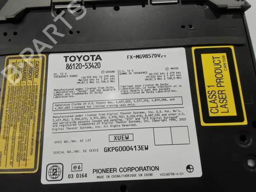 Used Radio Radio LEXUS IS II (_E2_) 220d (ALE20) (177 hp) 25647852 25647852