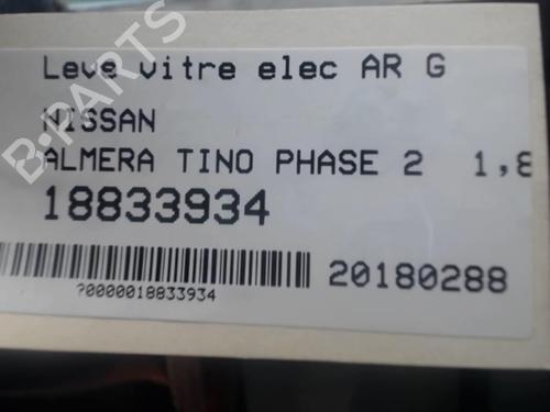 Rear left window mechanism NISSAN ALMERA TINO (V10) 1.8 | BP25635829C24 