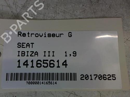 Used Left mirror SEAT IBIZA III (6L1) 1.9 TDI (100 hp) 25649394