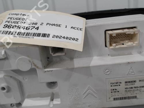 Instrument cluster PEUGEOT 308 II (LB_, LP_, LW_, LH_, L3_) 1.6 HDi 100 | BP25636380C47 