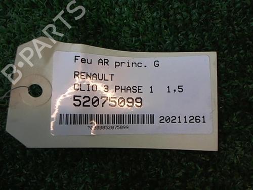 Left taillight RENAULT CLIO III (BR0/1, CR0/1) 1.5 dCi (BR17, CR17) | BP25650735C34 