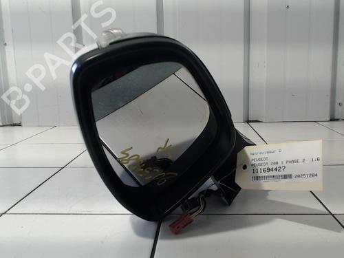 Right mirror PEUGEOT 208 I (CA_, CC_) 1.6 HDi / BlueHDi 75 | BP29843652C27
