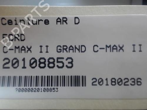 Used Rear right seatbelt Rear right seatbelt FORD GRAND C-MAX (DXA/CB7, DXA/CEU) 1.6 TDCi (115 hp) 25635710 25635710