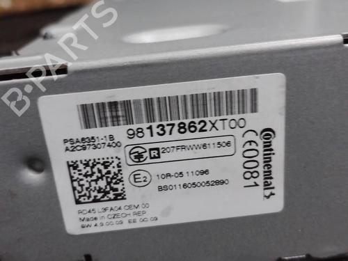 Radio PEUGEOT PARTNER Box Body/MPV 1.6 HDi / BlueHDi 75 | BP25638971E6 