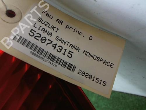 Right taillight SUZUKI LIANA Hatchback 1.6 (RH416) | BP25650741C35 