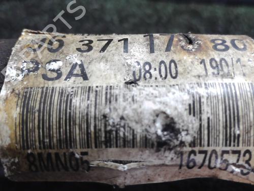 Used Right front driveshaft Right front driveshaft CITROËN BERLINGO MULTISPACE (B9) 1.6 HDi 90 (92 hp) 27293558 27293558