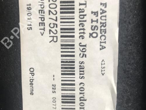 Rear parcel shelf RENAULT SCÉNIC III (JZ0/1_) 1.2 TCe | BP29412199C85 