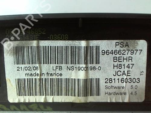 Climate control PEUGEOT 307 Break (3E) 1.6 HDi | BP25633395I5 - Image 4