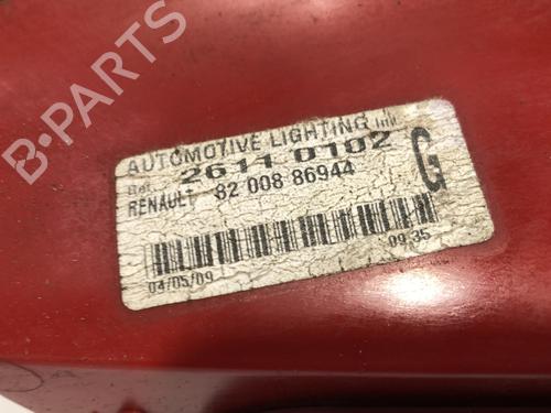 Left taillight RENAULT CLIO III (BR0/1, CR0/1) 1.5 dCi (C/BR0G, C/BR1G) | BP29560592C34 