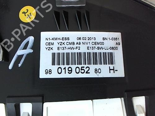 Instrument cluster PEUGEOT 208 I (CA_, CC_) 1.4 HDi | BP25649355C47 