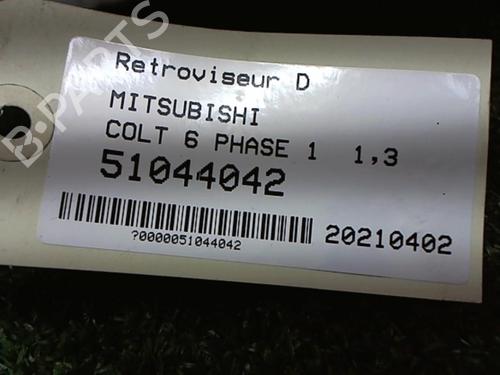 Right mirror MITSUBISHI COLT VI (Z3_A, Z2_A) 1.3 (Z21A) | BP25632770C27 