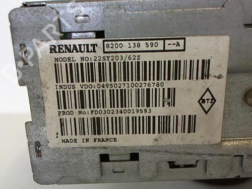 Radio RENAULT VEL SATIS (BJ0_) 3.0 dCi (BJ0J, BJ0N) | BP25638003E6 