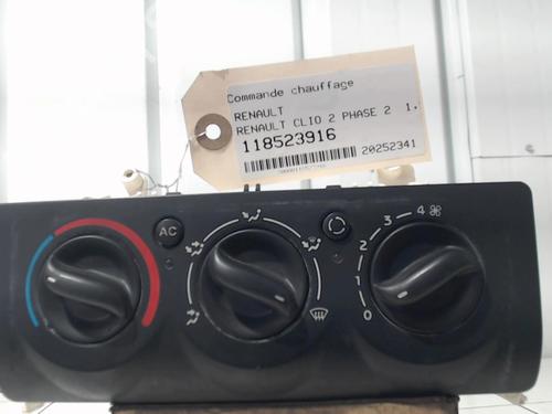 Comando clima RENAULT CLIO II (BB_, CB_) 1.5 dCi (B/CB07) (65 hp) 31308329
