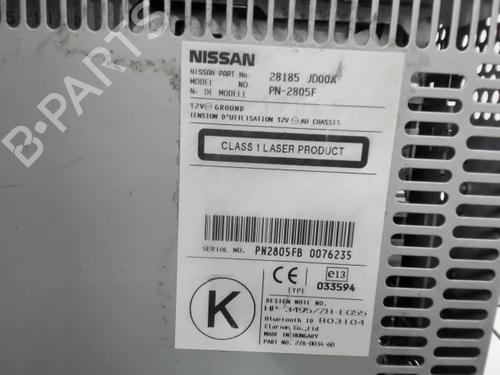 Radio NISSAN QASHQAI / QASHQAI +2 I (J10, NJ10, JJ10E) 1.5 dCi | BP25642298E6 