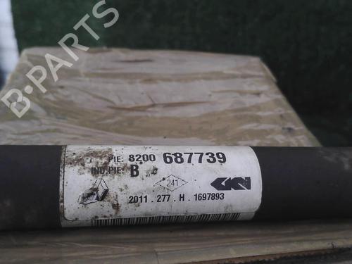 Left front driveshaft RENAULT KANGOO / GRAND KANGOO II (KW0/1_) 1.5 dCi 90 (KW05, KW08, KW0G, KW11) | BP25644826M38 