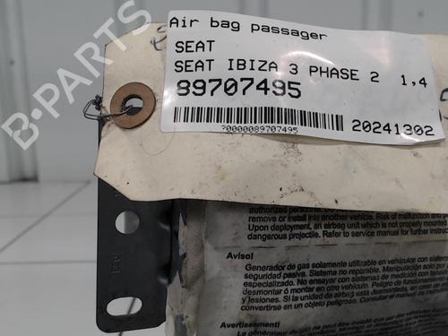 Used Passenger airbag Passenger airbag SEAT IBIZA III (6L1) 1.4 TDI (70 hp) 25636528 25636528