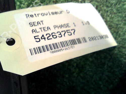 Right mirror SEAT ALTEA (5P1) 1.9 TDI | BP25629452C27 