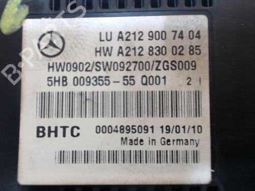 Used Climate control Climate control MERCEDES-BENZ E-CLASS (W212) E 220 CDI / BlueTEC (212.001, 212.002) (170 hp) 25650959 25650959