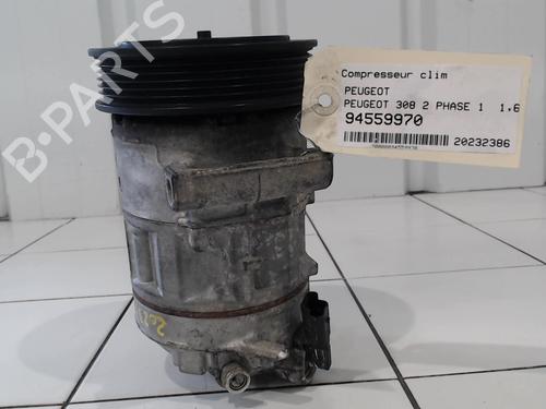 Used AC compressor PEUGEOT 308 II (LB_, LP_, LW_, LH_, L3_) 1.6 HDi / BlueHDi 115 (115 hp) 25639144