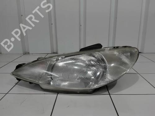 Used Left headlight PEUGEOT 206 Hatchback (2A/C) 1.9 D (69 hp) 25648131
