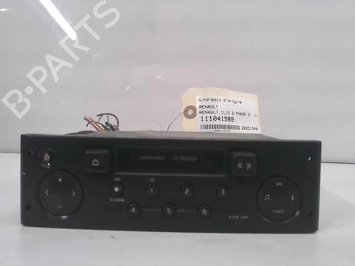 Used Radio RENAULT CLIO II (BB_, CB_) 1.2 (BB0A, BB0F, BB10, BB1K, BB28, BB2D, BB2H, CB0A,... (58 hp) 29897979