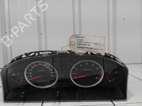 Used Instrument cluster NISSAN ALMERA II Hatchback (N16) 1.5 (90 hp) 25932477