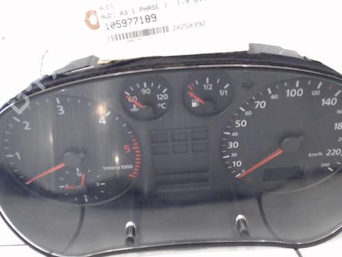 Used Instrument cluster AUDI A3 (8L1) 1.9 TDI (110 hp) 27344792