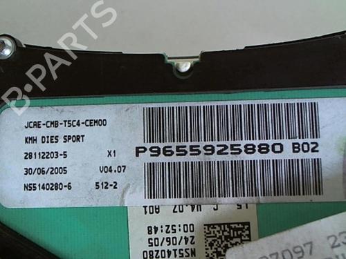 Instrument cluster PEUGEOT 307 (3A/C) 1.6 HDi | BP25651611C47 