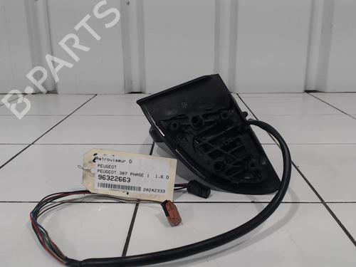 Right mirror PEUGEOT 307 (3A/C) 1.6 HDi 110 | BP25639057C27