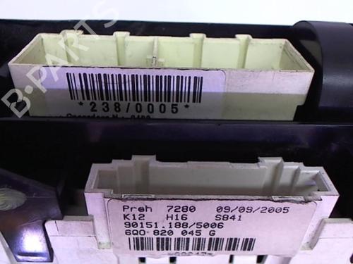 Climate control VW FOX Hatchback (5Z1, 5Z3, 5Z4) 1.2 | BP25646794I5 