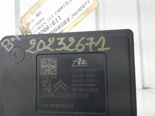 ABS pump CITROËN DS3 Convertible 1.6 HDi 90 | BP28276855M43 