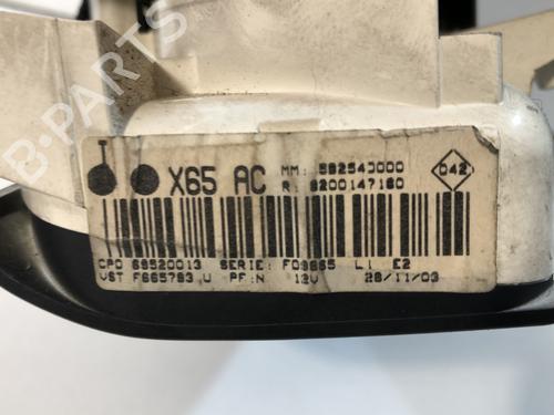 Climate control RENAULT CLIO II (BB_, CB_) 1.2 16V (BB05, BB0W, BB11, BB27, BB2T, BB2U, BB2V, CB05,... | BP29508310I5 