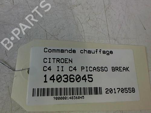 Climate control CITROËN C4 Grand Picasso I (UA_) 1.6 HDi 110 | BP25638241I5