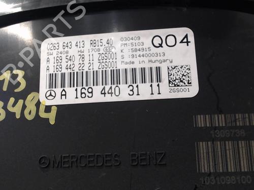 instrument-cluster-mercedes-benz-a-class-w169-2004-2005-2006-2007-2008-2009-2010-2011-2012-27982480 main image