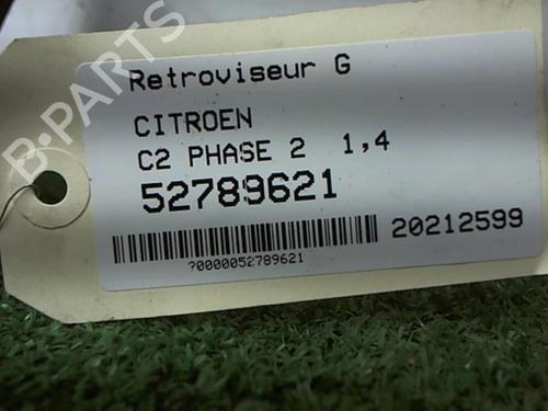 Left mirror CITROËN C2 (JM_) 1.4 HDi | BP25630335C26 