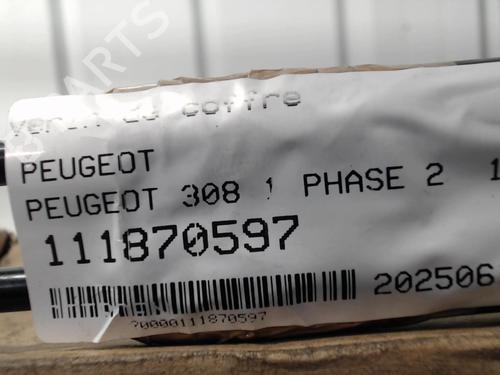 Used Tailgate lift support PEUGEOT 308 I (4A_, 4C_) 1.6 HDi (92 hp) 31137867