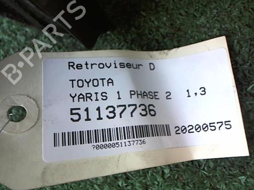 Right mirror TOYOTA YARIS (_P1_) 1.3 (SCP12_, SCP13_, SCP12R, SCP13R) | BP25632758C27 