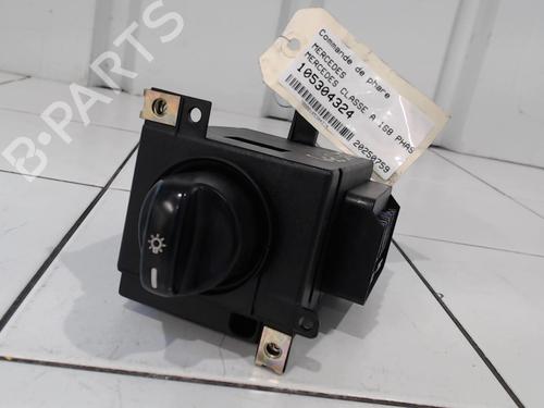 Used Headlight switch MERCEDES-BENZ A-CLASS (W168) A 170 CDI (168.008) (90 hp) 26688911