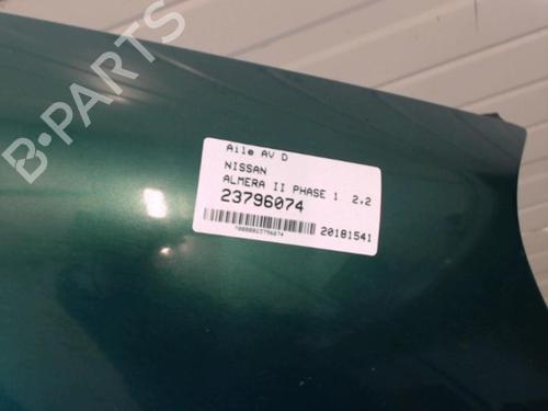 Right front fenders NISSAN ALMERA TINO (V10) 2.2 dCi | BP25635642C42 