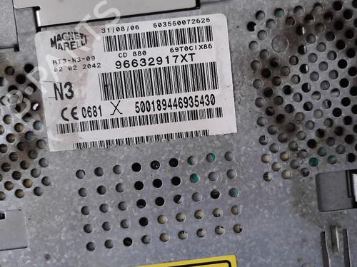Radio PEUGEOT 307 Break (3E) 1.6 HDi 110 | BP25629111E6 