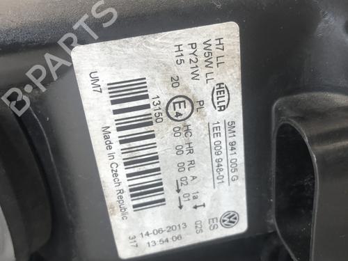 Left headlight VW GOLF PLUS V (5M1, 521) 1.6 TDI | BP29412219C28 