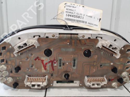 Instrument cluster RENAULT CLIO II (BB_, CB_) 1.2 (BB0A, BB0F, BB10, BB1K, BB28, BB2D, BB2H, CB0A,... | BP27177346C47 