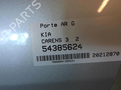 Left rear door KIA CARENS III MPV (UN) 2.0 CRDi 140 | BP25650602C4 