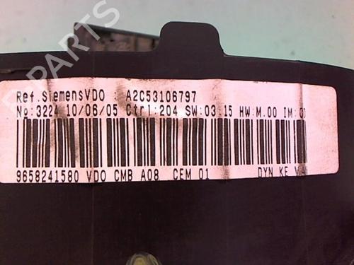 Instrument cluster PEUGEOT 1007 (KM_) 1.4 | BP25648693C47 