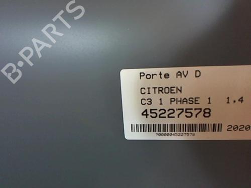Right front door CITROËN C3 I (FC_, FN_) 1.4 HDi | BP25632808C3