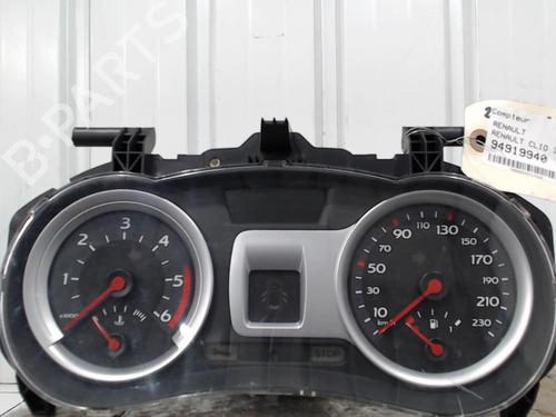 Used Instrument cluster RENAULT CLIO III (BR0/1, CR0/1) 1.5 dCi (BR17, CR17) (86 hp) 25644631
