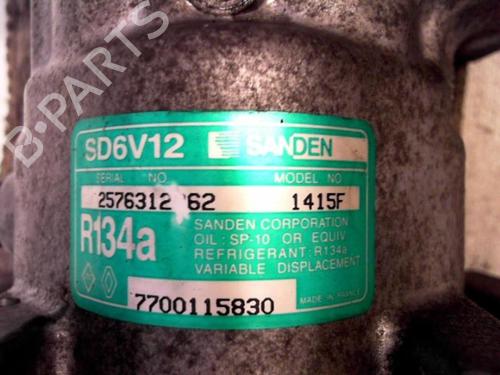 Used AC compressor RENAULT CLIO II (BB_, CB_) 1.2 (BB0A, BB0F, BB10, BB1K, BB28, BB2D, BB2H, CB0A,... (58 hp) 25633901